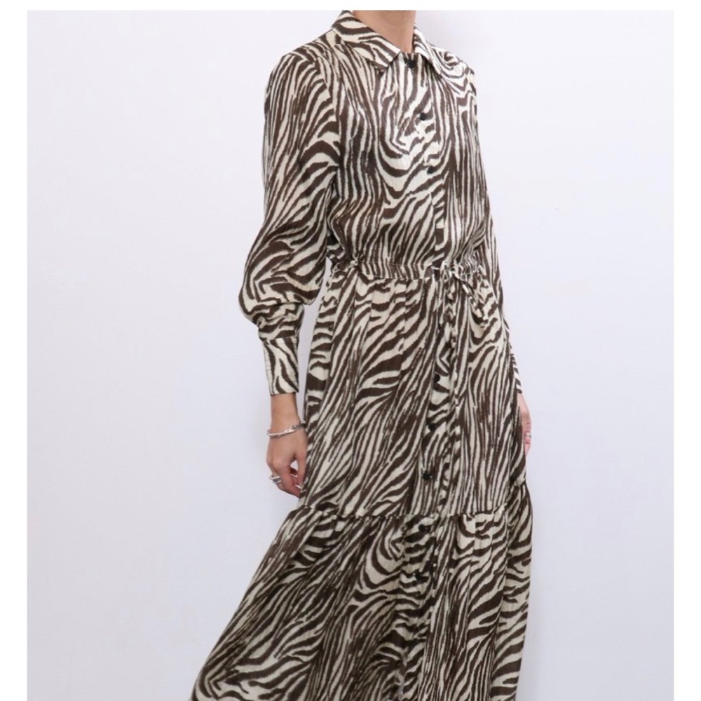 No 6 zebra print dress